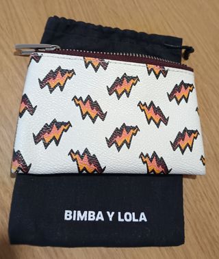Monedero Bimba y Lola de piel con Rayos Multicolor