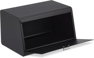 Relaxdays Panera de acero inoxidable, caja de alma