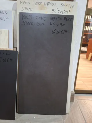 Suelo todomasa grafito Rect. 45x90