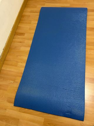 Esterilla de gimnasio azul