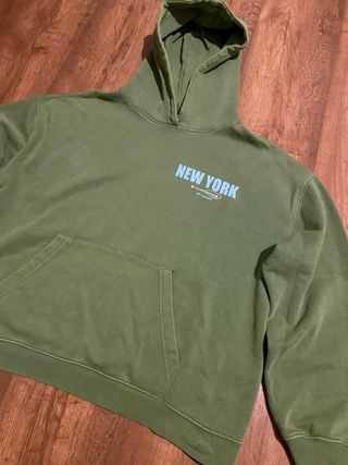 Sudadera Zara New York Verde Niñ@