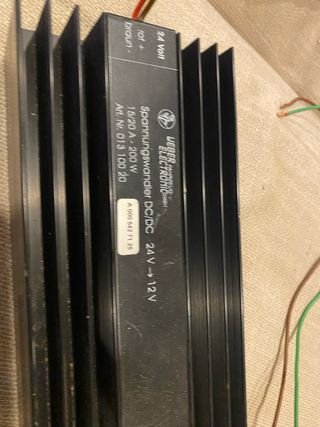 WEBER Spannungs wandler DC/DC 24V-12V