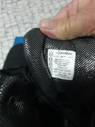 Botas Columbia Negras Talla 42