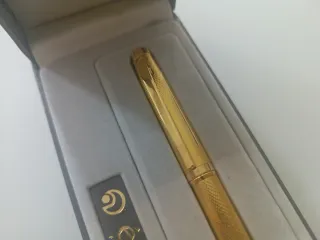 Bolígrafo Elysee Luxe plaqué oro