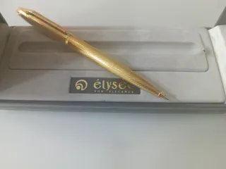 Bolígrafo Elysee Luxe plaqué oro