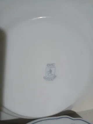 Set di 6 piatti antichi profondi