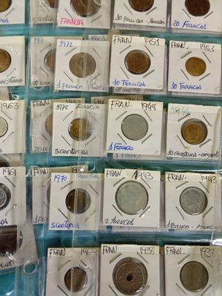 228 Monedas Francesas Francos
