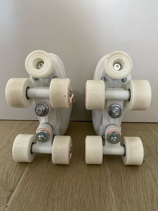 Patines Oxelo 4 Ruedas Niña Blancos Talla 31