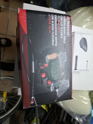 Esmeriladora doble Parkside con eje flexible