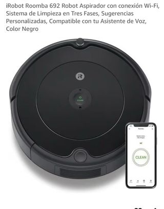 iRobot Roomba 692 Robot Aspirador Negro