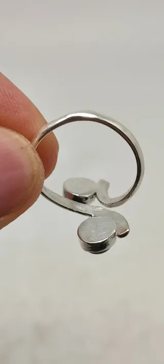 Anillo ajustable de Plata y Ónix.