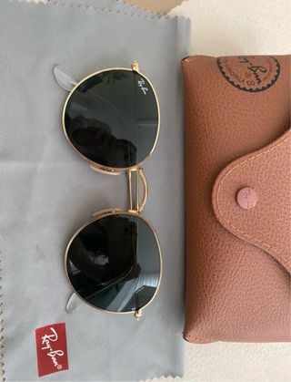 Gafas de Sol Ray-Ban 3447 Redondas Metal Doradas