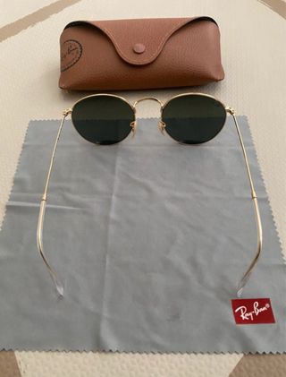 Gafas de Sol Ray-Ban 3447 Redondas Metal Doradas