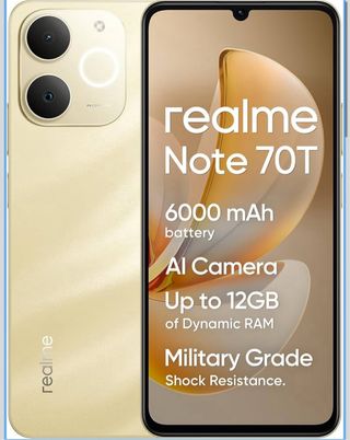 Realme Note 70T Amarillo