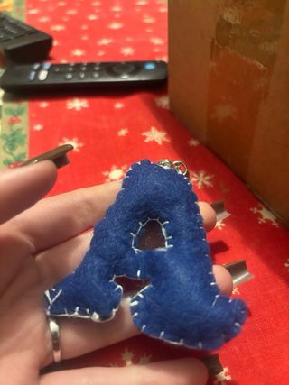 Portachiavi fatti a mano lettera a scelta