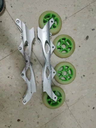 Guías Patines Velocidad Aluminio 195mm