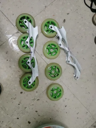 Guías Patines Velocidad Aluminio 195mm