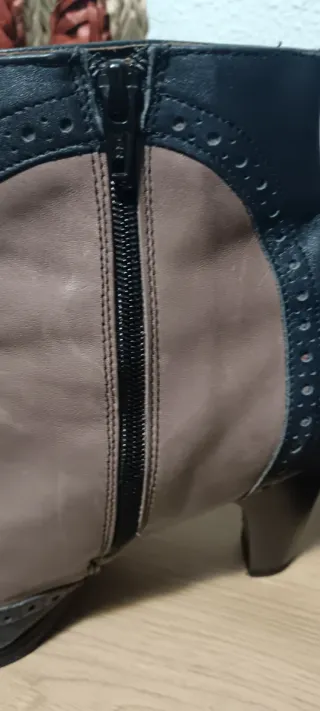 Botines de piel talla 38