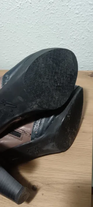 Botines de piel talla 38