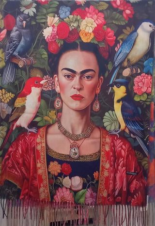 Set Frida: Paraguas y Bufanda Multicolor