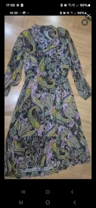 Vestido estampado paisley