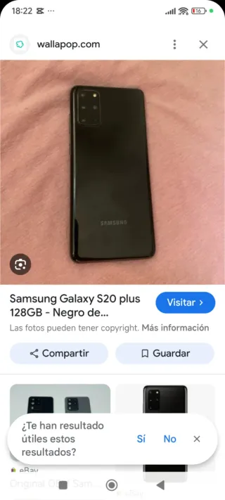 Samsung S20 Plus 128GB Nero