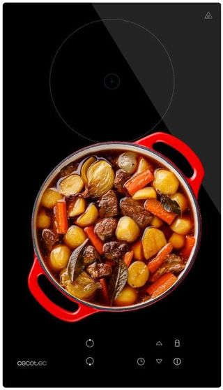 Cecotec Placa Vitrocerámica 2 Fuegos Bolero