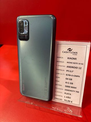 Xiaomi Redmi Note 10 5G 64GB Argento
