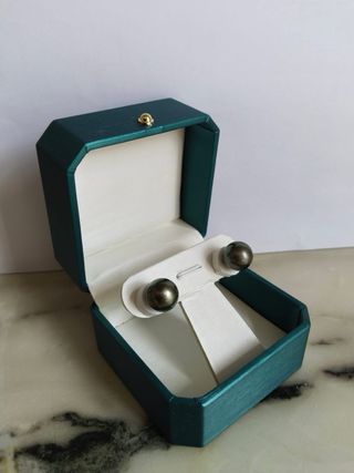 Pendientes Perla Tahití 12.4 mm