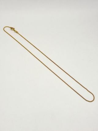 Cadena de bolas en oro 18K.