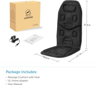COMFIER cojín de Asiento de Masaje con Calor, 10 M