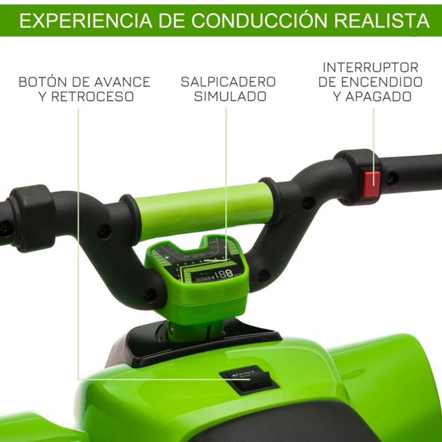 Quad Elétrico Infantil Verde