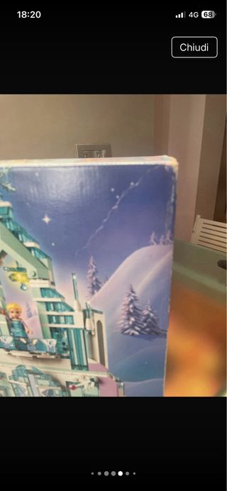 Lego Frozen Castello di Ghiaccio completo