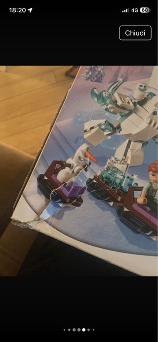 Lego Frozen Castello di Ghiaccio completo