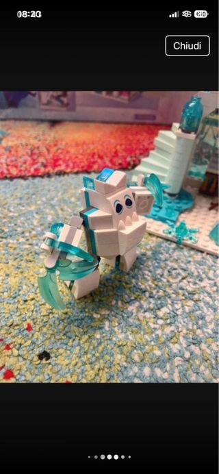 Lego Frozen Castello di Ghiaccio completo