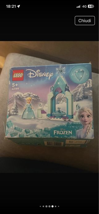 Lego Frozen Castello di Ghiaccio completo