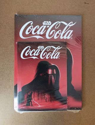 CUADERNOS COCA COLA STAR WARS REGALO LLAVERO A EST