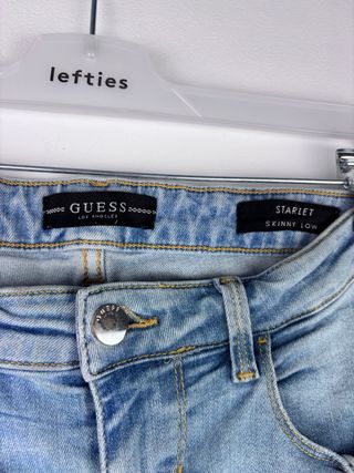 Vaqueros Guess Starlet Skinny Low Azul Claro