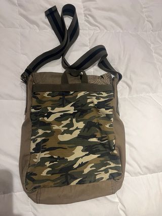 Borsa tracolla Quiksilver beige/marrone