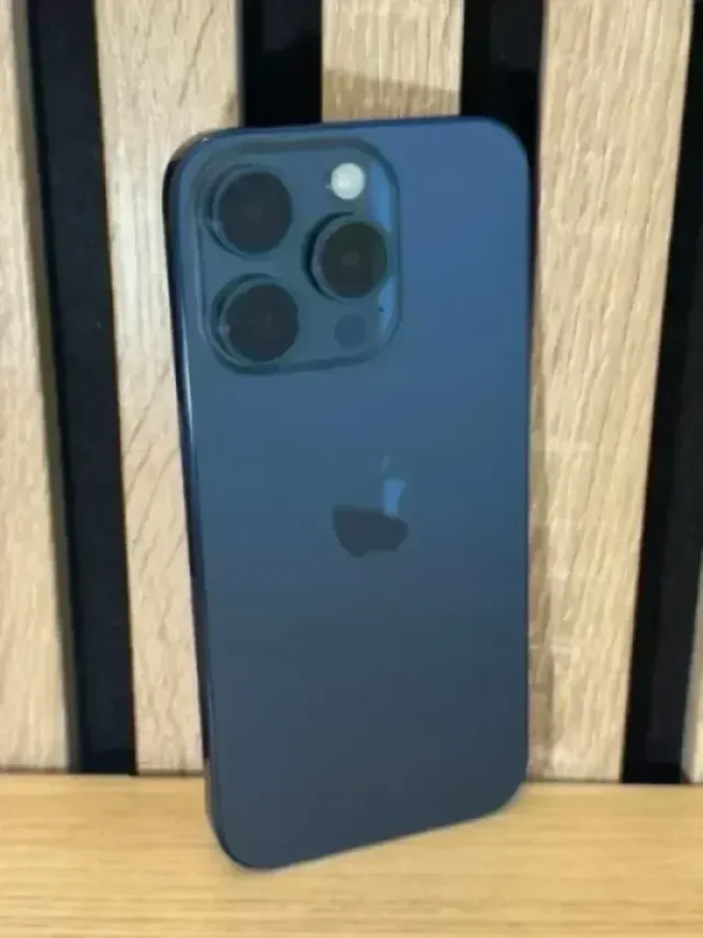 iPhone 15 Pro 128 GB Blu titanio