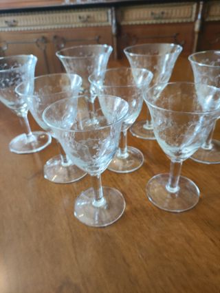 Bicchieri vetro vintage