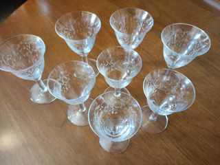 Bicchieri vetro vintage