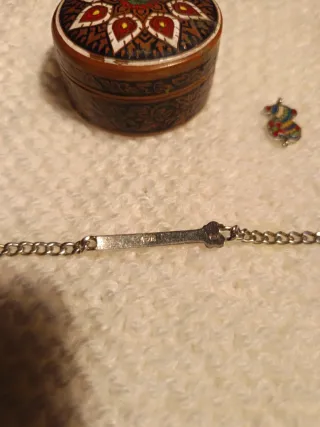 Pulsera Tous Osito Multicolor Plata