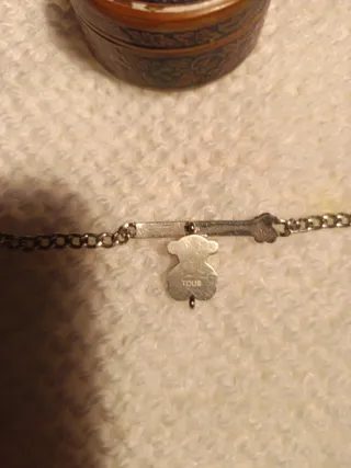 Pulsera Tous Osito Multicolor Plata