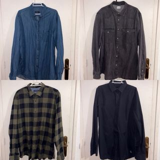 4 Camisas Jack & Jones, Diesel, Celio y Dustin