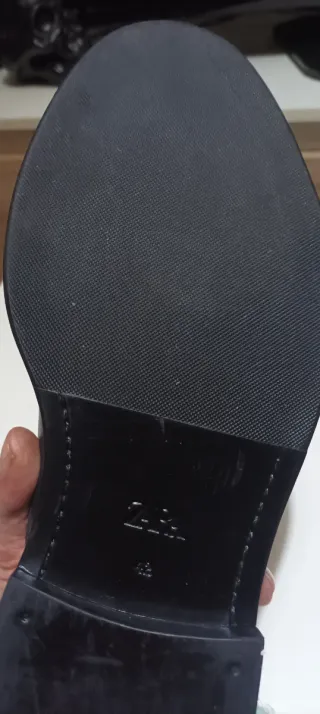Zapatos de vestir Zara piel negra
