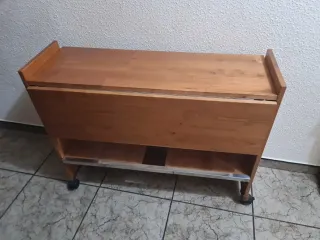 Mesa escritorio madera y metal