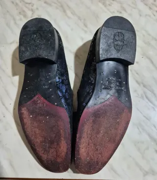 Mocassini eleganti con fantasia floreale