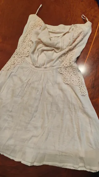 Vestido corto Maje blanco