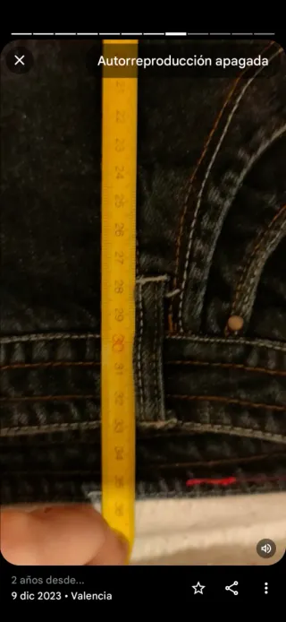 Falda vaquera BTS azul